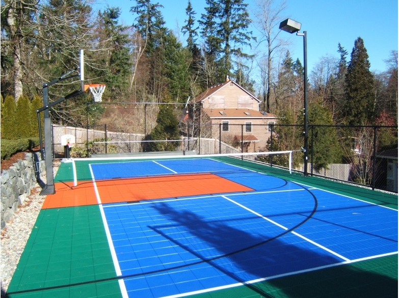 Backyard sports court ideas