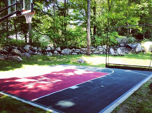 Backyard sports court dimensions